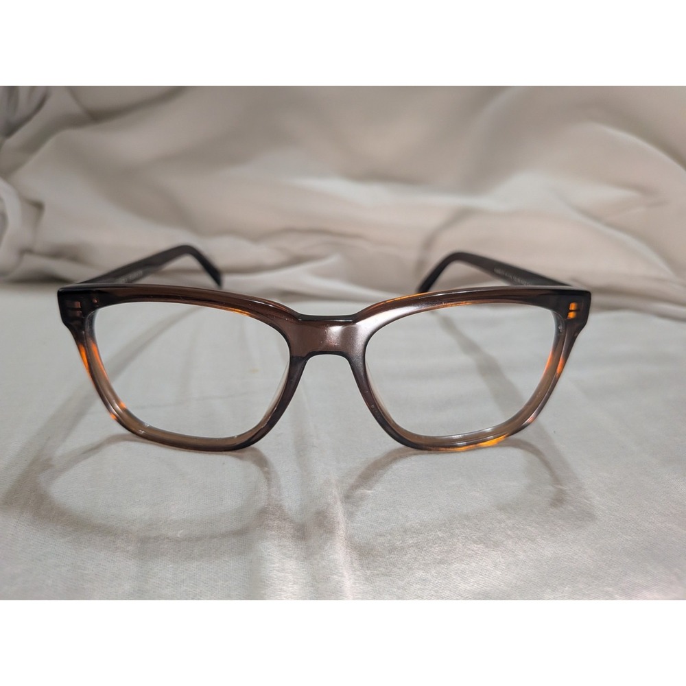 Warby Parker Eyeglasses Frames BARKLEY M 899 brown Square Full Rim 53-18-142